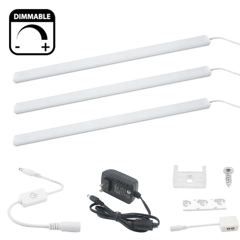 Dimmable LED Kitchen Under Cabinet Rigid Strip Light 3x0 ...