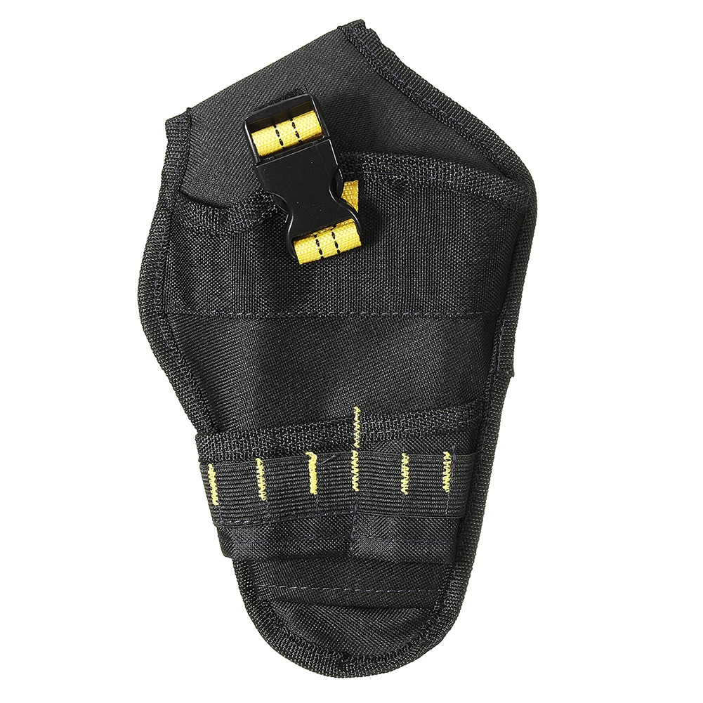 Многофункциональный черный висит талии карман электродрели инструменты комплект сумка 16,5 см x 26,5 см Электрический инструмент поясная