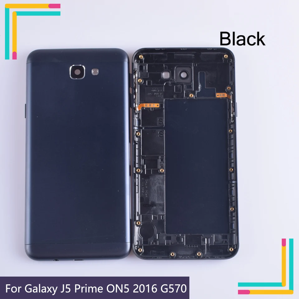 Новая задняя дверь средняя рамка корпуса для Samsung Galaxy J5 Prime ON5 2016 G570 G5700 Корпус