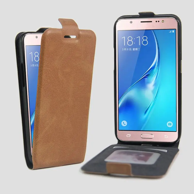 Vertical Flip Case For Samsung Galaxy J5 2016 J510 Phone Case Luxury