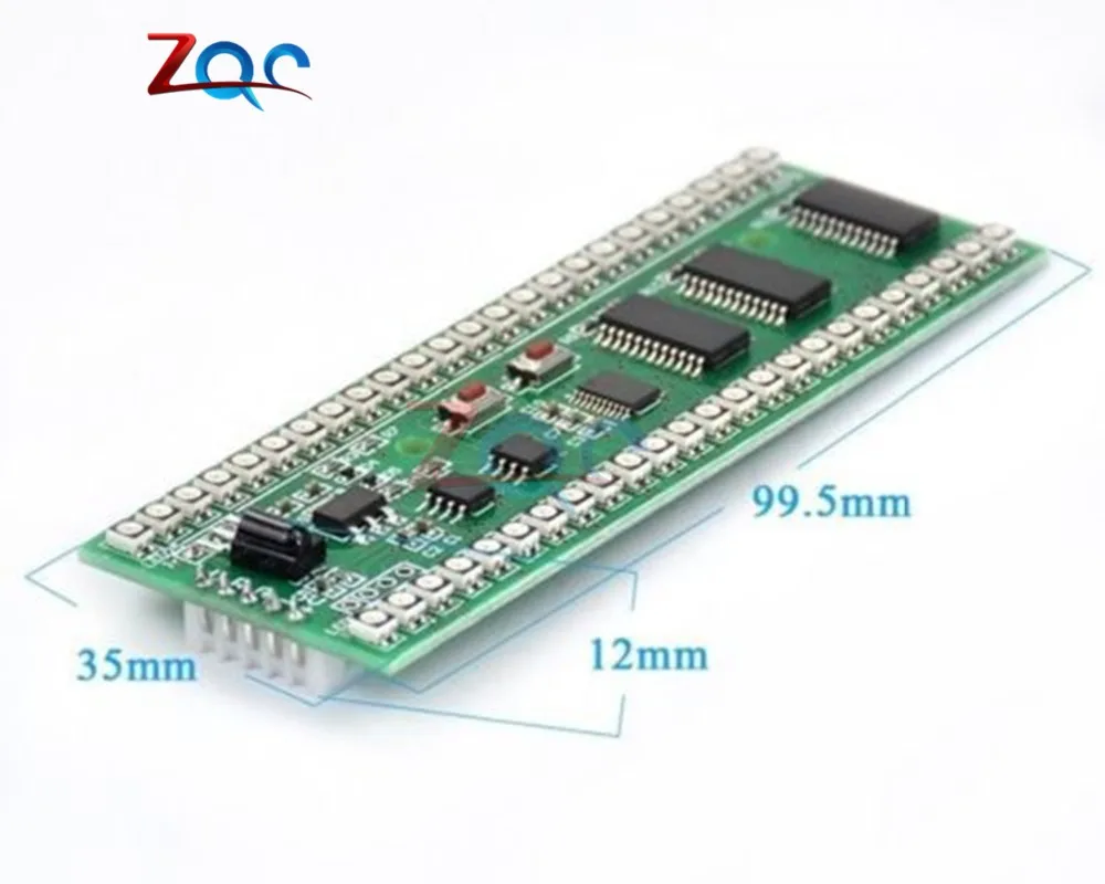 RGB MCU 조정 가능한 디스플레이 패턴 24 LED VU 미터 오디오 레벨 표시기 보드, 듀얼 채널 LED 모듈