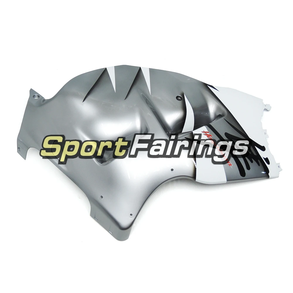 Полный обтекатели для Suzuki GSXR1300 Hayabusa 97 98 99 03 04 05 06 07 1997-2007 мотоциклетный обтекатель abs комплект кузов белого и серебристого цвета