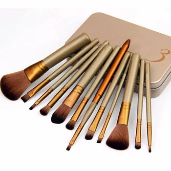 

12Pcs Professional Cosmetic Makeup Brushes Set For Foundation Powder Blush Eyeshadow Lip Eye Make Up Brush Beauty Tools