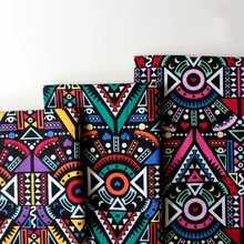 50*145 см ветряная восстановление древних способов этнические загадочные племенные геометрические узоры Чистый хлопок ткань Diy ремесленные ткани D30