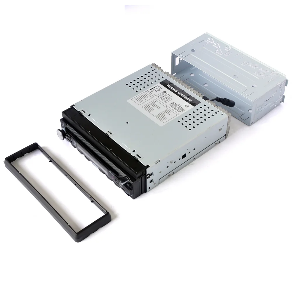 Top KKmoon 1 DIN 1080P Univeral Car Multimedia Radio DVD Video Player Touch Screen USB BT AUX Auto Electronics In-Dash for Bmw Ford 6