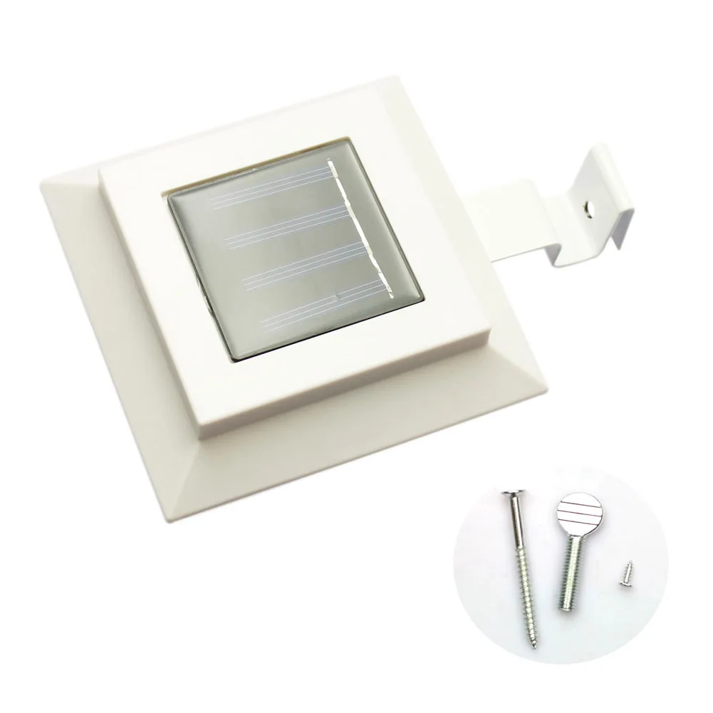 

1Pcs Solar Energy Fence Light 3LED Square Sink Light Household Solar Energy Garden Light Fence Light