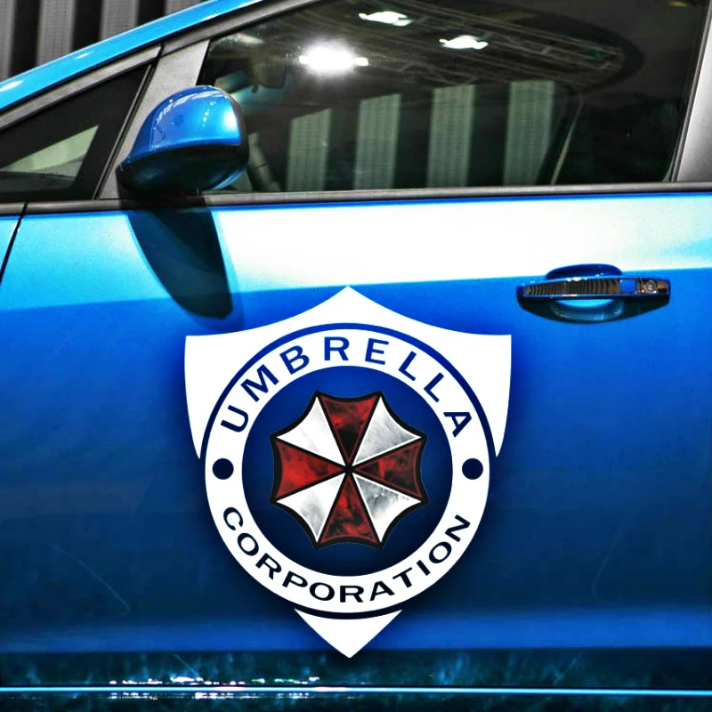 Наклейка на машину Aliauto забавные аксессуары для автомобиля Umbrella Corporation Shield mark