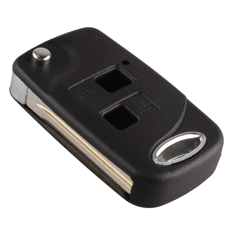 

Replacement Folding Flip Remote Key Shell Keykess Case Fob 2 Button For Toyota Corolla Celica Rav 4 Yaris Avensis