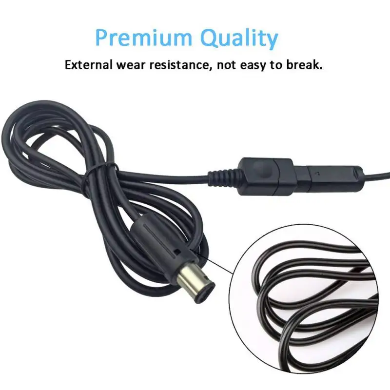 

1.8m GC Handle Extension Cable Controller Extension Cable for Nintendo Switch GameCube Controller Extension Cable
