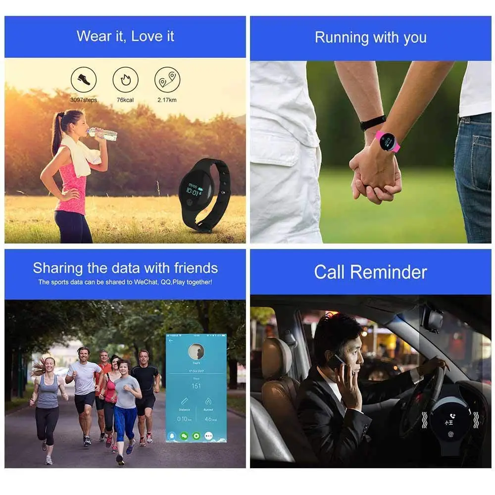 H8 Color Touch Screen Smartwatch Motion detection Smart Watch Sport Fitness Men Women Wearable Devices For IOS Android phone