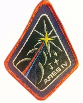 

4.5" The Martian ARES IV Mission patch BRING HIM HOME Movie TV Series Embroidered Emblem iron on badge Birthday Gift