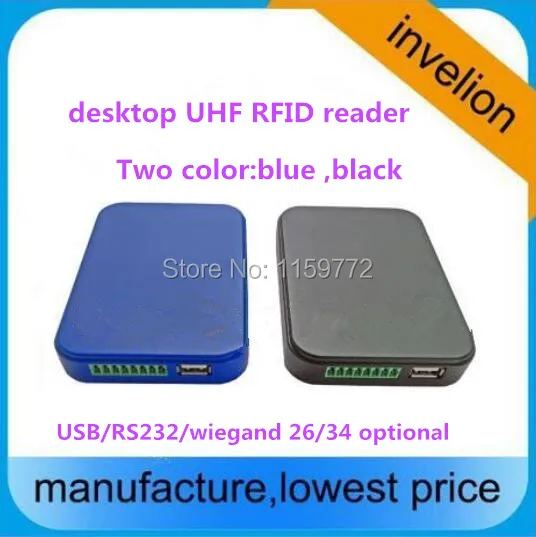 

iso18000-6c / rfid low range 10cm-1.5m uhf usb rfid reader writer built-in 2dbi ceramic rfid antenna small for access control