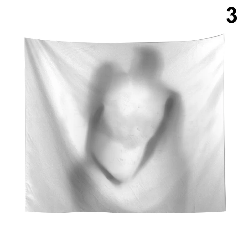 

Interesting Digital Printing Tapestry with Silhouette Pattern for Wall Decoration @LS