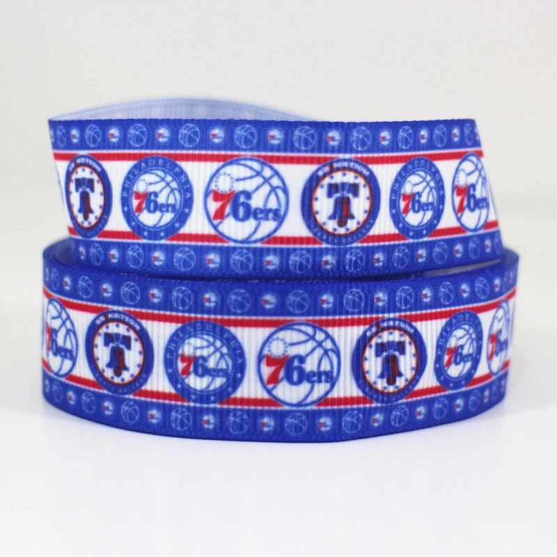 50 ярдов 7/8 &quot1&quot 1 5 &quot2&quot 3 &quot22 мм 25 38 75 Спортивная команда напечатала grosgrain ленты