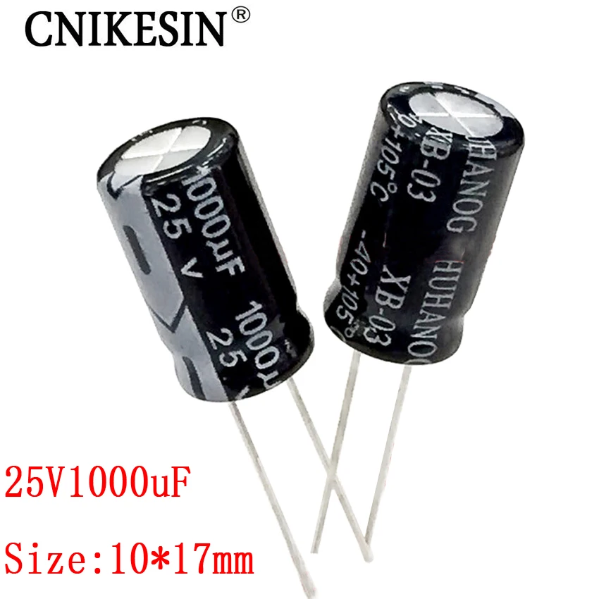 CNIKESIN 50 PCS 25V1000UF новые оригинальные высокое качество источник питания