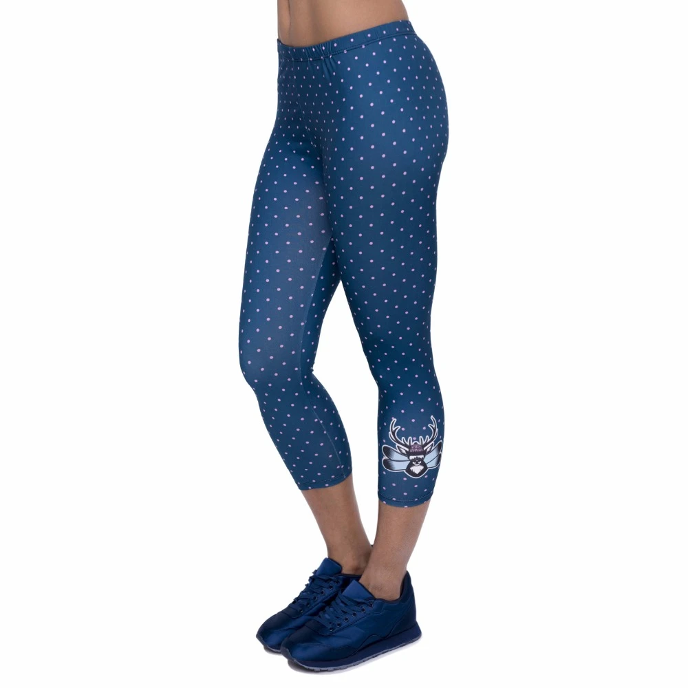 Summer Fashion Women Capri Leggings Freeride Deer Printing Sexy Mid-Calf 3/4 Trousers Movement Leggins Woman Capri Pants Summer Fashion Women Capri Leggings Freeride Deer Printing Sexy Mid-Calf 3/4 Trousers Movement Leggins Woman Capri Pants