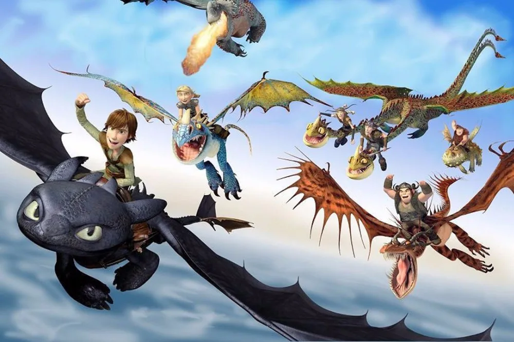 0543 How to Train Your Dragon 2 Wall Sticker Art Poster For Home Decor