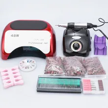 Покрытие для маникюра CAPPUCCI, инструменты для маникюра, 48 Вт, гибридные УФ-светодиодные лампы, набор для маникюра