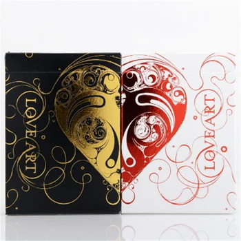 

Love Art Deck Gold & Red Limited Edition Playing Card Decks New Valentine's Day Cards Gifts Magic Tricks Toys