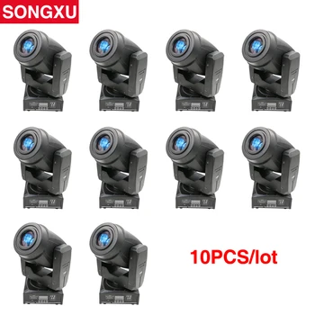 

SONGXU 10pcs/lot 60W Spot LED Moving Head 3 Face Prism Spot Light with Rotation Gobo Function Disco Stage Light /SX-MH60A