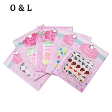 3D Nail Art Stickers,1sheet Flourescent Cartoon Words Mix Designs Nail Tips Decals,Manicure Adhesive Nail Decoration Tools