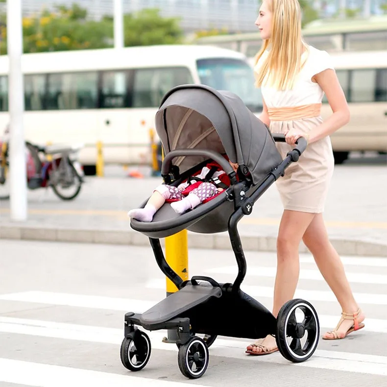 high view baby stroller