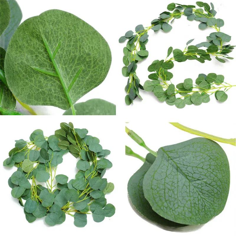 Artificial Green Vines Decor Greenery Trailing Ivy Hanging Basket Leaf Home Wedding Party New Hanging Decoration Crafts