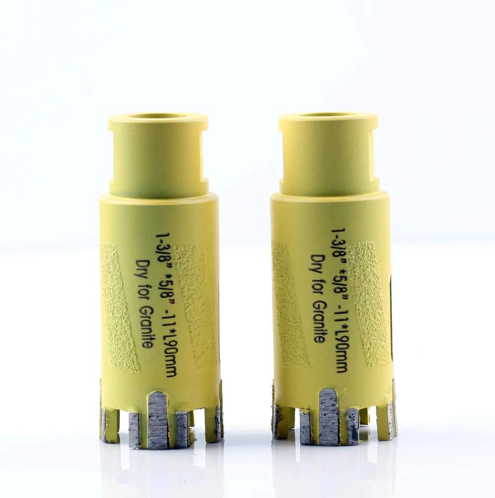 

35mm diamond core drill bits for dry drilling stone with Vacuum Brazed Inside and Outside protection