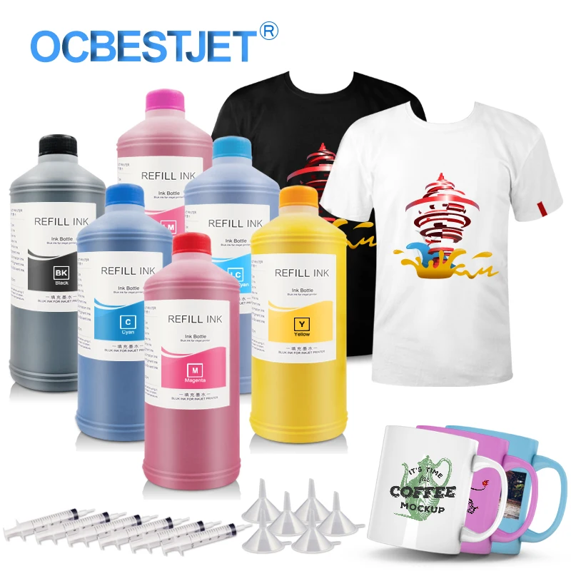 6x1000 мл универсальные сублимационные чернила, чернила для термопечати для Epson 3800 3880 7700 9700 7800 7880 7600 9600 T50 P800