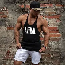 Gyms Tank Top font b Men b font Bodybuilding Clothing Blank font b shirt b font