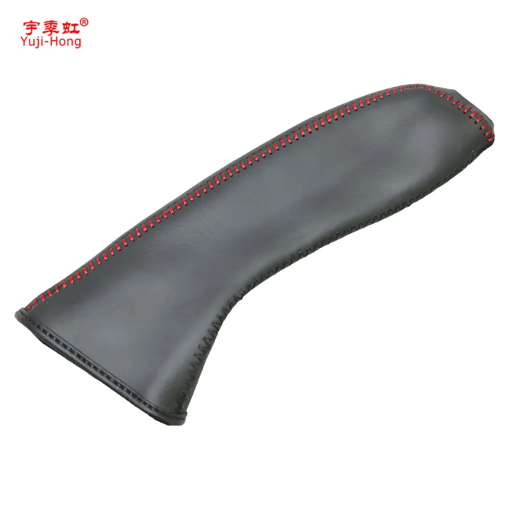 Car Handbrake Covers Case for KIA Sportage R 2011- Genuine Leather Handbrake Grips Cover