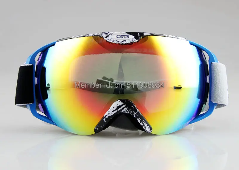 Free shipping professional MOTOCROSS SNOW SNOWBOARD SKI GOGGLES Black