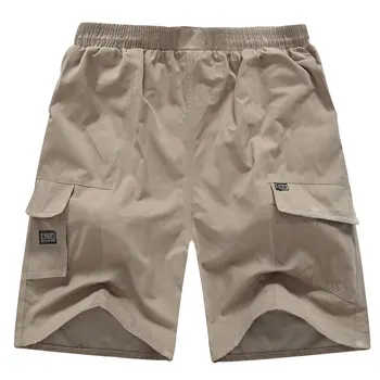

Summer Casual Shorts Men Cotton Beach 7colors Shorts Plus Size Short For Male