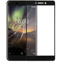 ЖК-дисплей передняя сенсорная стеклянная панель объектива для Nokia 6 /6,1 SCTA-1043 TA-1045 сенсорный экран внешняя линза дигитайзер стекло