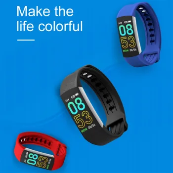 

B6A color screen Sports Smart Wristband sleep monitoring Fitness Tracker Sports record remote control camera Smart Wristband