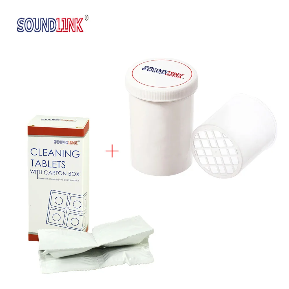 BTE Hearing Aid Earmold Cleaner Cleaning Tablets Six Cleaning Tablets