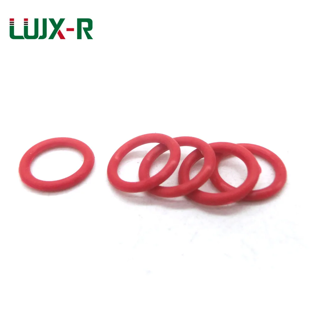 

LUJX-R O Ring Seal 1.5mm Red Silicone Gasket Sealing Rings Fitting VMQ O-Ring Washer OD 11/13/16/19/20/22/23mm O Type Ring Seal