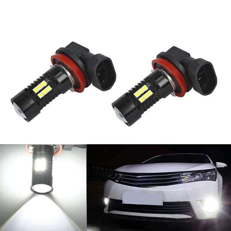 2X Супер Белый H8 H11 CREE Chip 3030 светодиодный противотуманный светильник для Mitsubishi Lancer