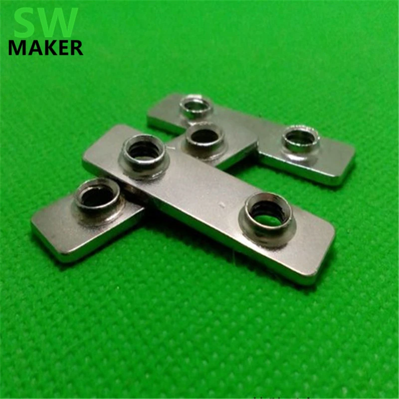 SWMAKER M5 double T mut M5 insertion nut for connect V Slot and most T