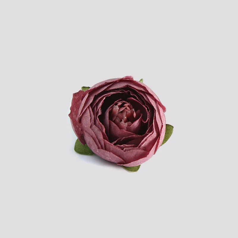 Various PurpleArtificial Silk Fake Rose Flower Heads Bulk Wedding Party Decor Hot x10