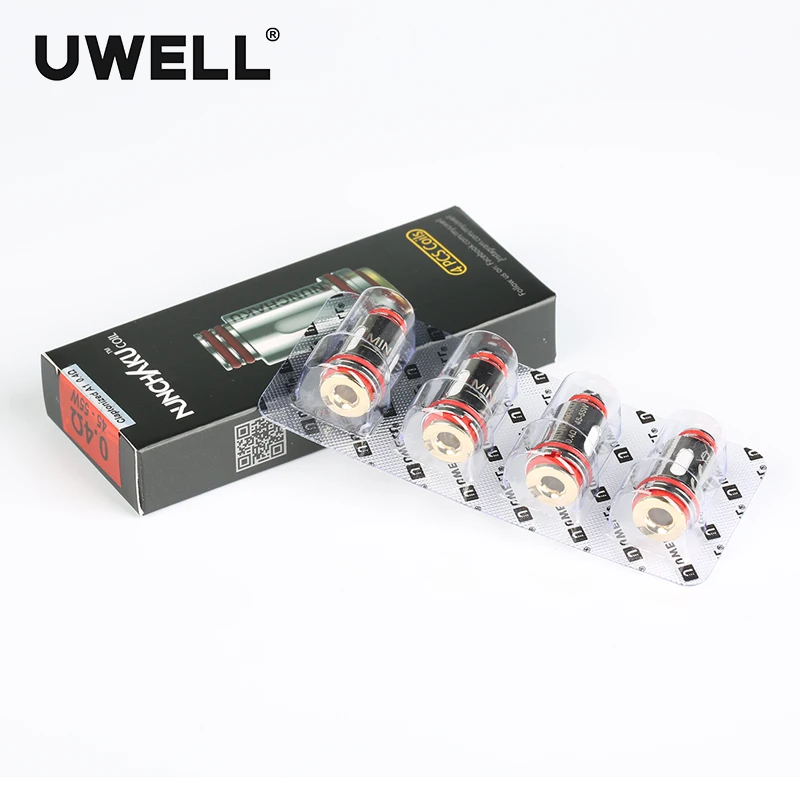 UWELL 4 шт./упак. нунчаки катушки UN2 сетки катушки 0,14/0,2/0,25/0,4 Ом Для нунчаки бак нунчаки 2 бак