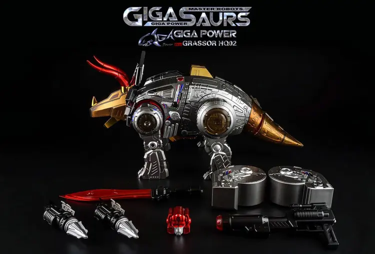 Gigapower GP HQ-05R Gaudenter Swoop Blue Chrome Version Transformation Action Figure Gigapower GP HQ-05R Gaudenter Swoop Blue Chrome Version Transformation Action Figure
