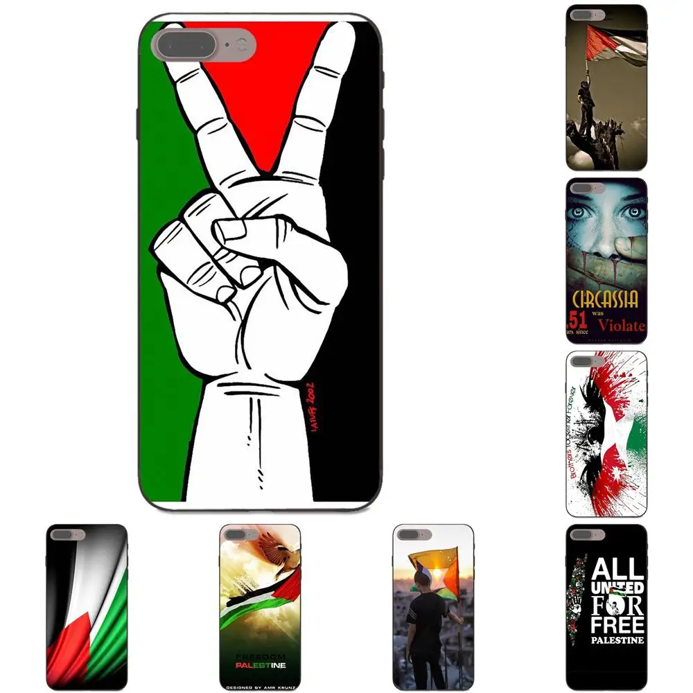 

TPU Custom Design For Samsung Galaxy Note 4 8 9 S3 S4 S5 S6 S7 S8 S9 S10 Edge Plus Lite I9080 G313 Palestine Flag