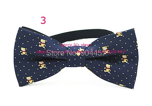 Модный галстук-бабочка для мальчиков, для детей, для школьников, с регулируемой резинкой, стиль, галстук-бабочка,, 6 шт
