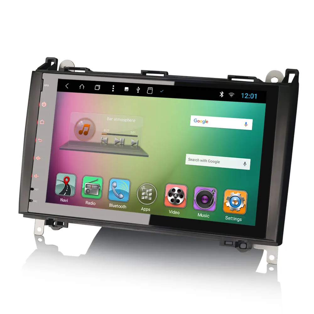 Discount 9" Android 8.1 OS Car Multimedia GPS Radio for Mercedes-Benz Sprinter 2006+ & A-Class W169 2005-2012 & Viano 2006+ & Vito 2006+ 3