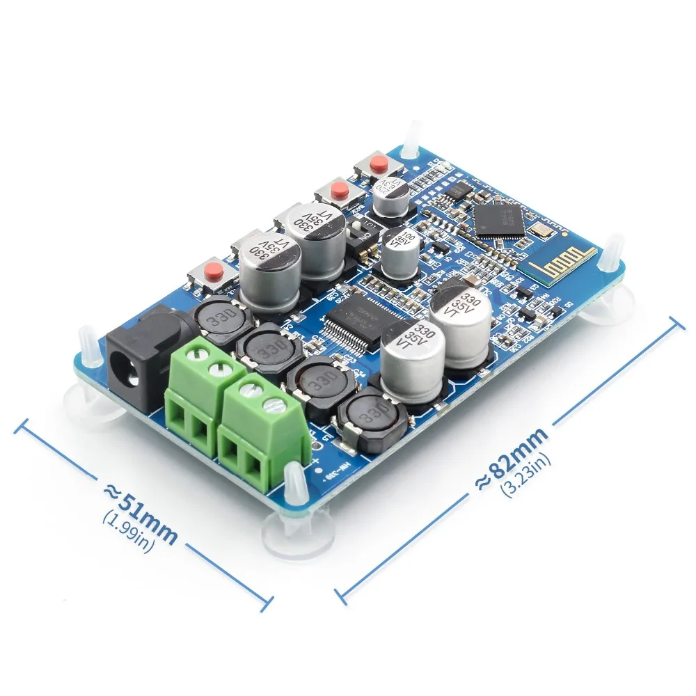 TDA7492P Bluetooth 4,2 CSR8635 приемник Bluetooth усилитель аудио доска 2x25W для 4/6/8/16 Ом модуль для динамика Запчасти компонент