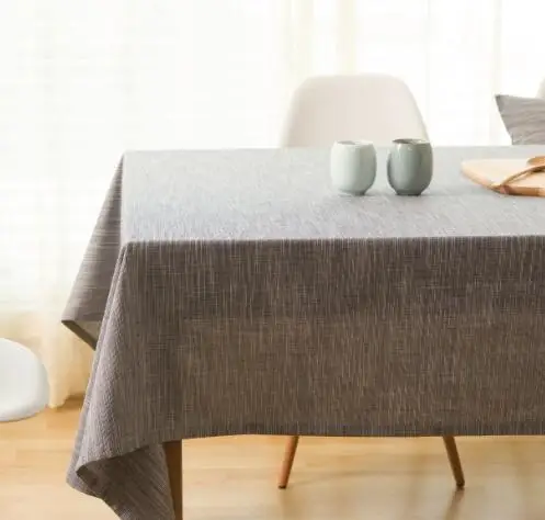 

Pure linen tablecloths upscale minimalist Japanese-style tea table cloth tablecloth personalized customize accept
