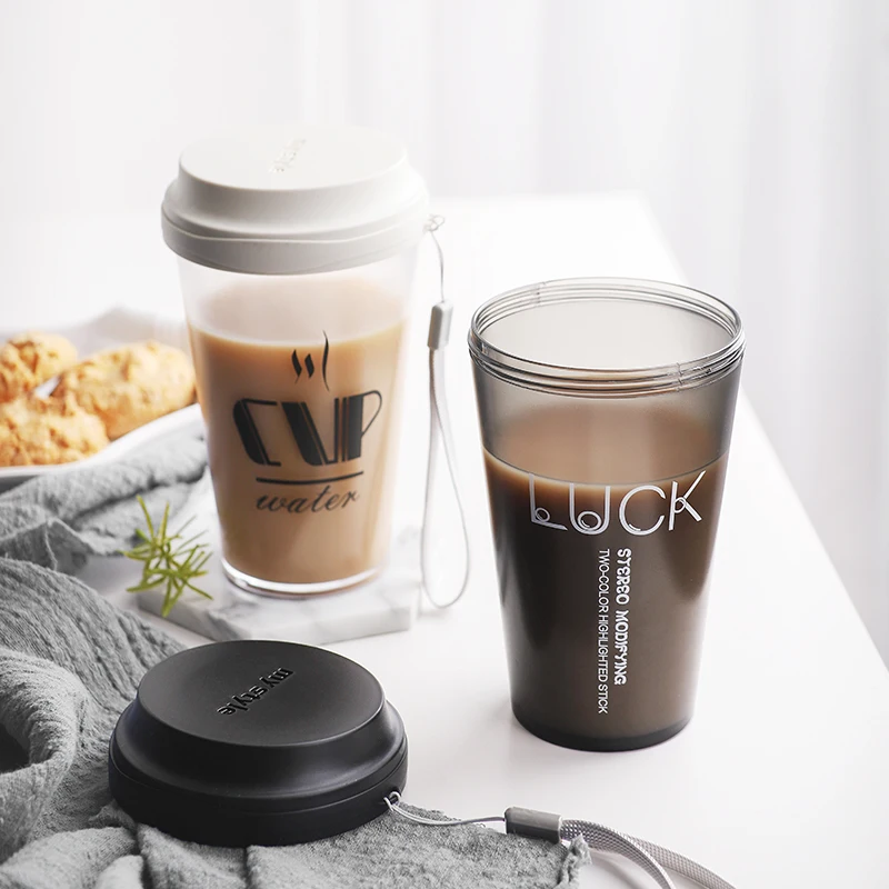 Бутылка для воды дорожная кофейная кружка с крышкой экологичные портативные