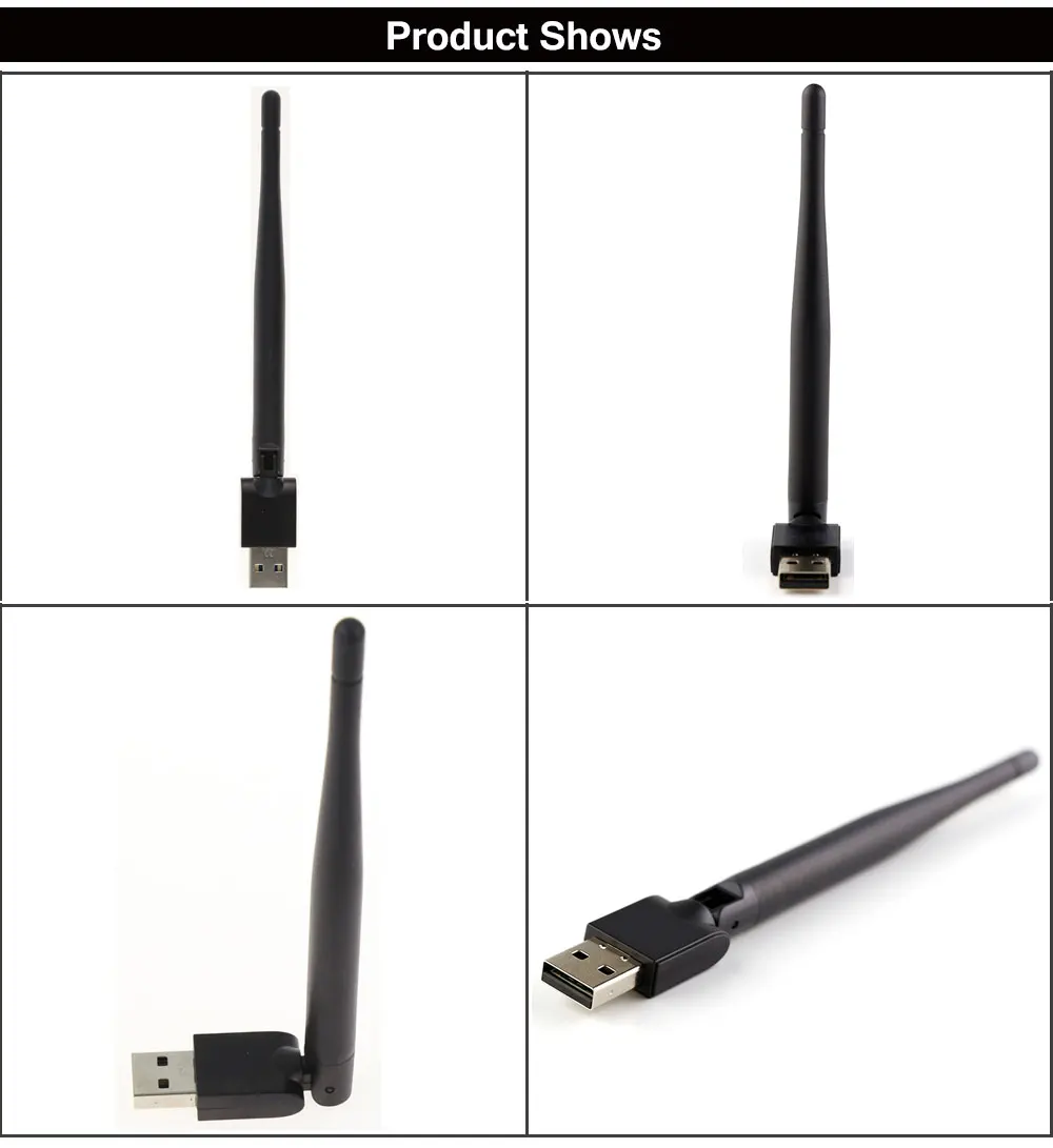 MT7601 150M USB Wi-Fi Беспроводной адаптер Антенна для спутникового ресивера для XP Vista Windows Linux Mac OS компьютера