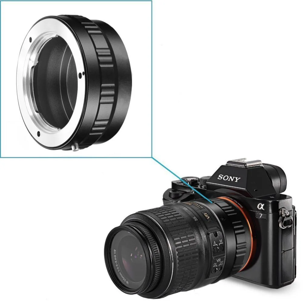 Адаптер для крепления объектива Neewer Minolta MD камеры Sony NEX E Mount подходит A7/S/SII/R/RII/A7II